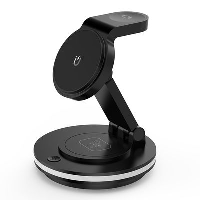 Good price Magsafe 15w All In One Foldable Wireless Charger Fast Abs Acrylic Material With Lamp online