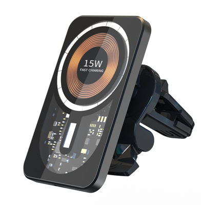 Good price 15W Aluminum Alloy Magnetic Car Phone Holder Lightweight Wireless online