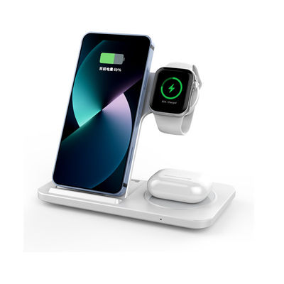 Good price Black And White 3 In 1 Wireless Charger Type-C Fast environmentally friendly plastic and pc online