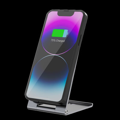 Good price Qi 2 Aluminum Alloy Foldable Wireless Charging Stand for Other Qi Phones and earbuds online