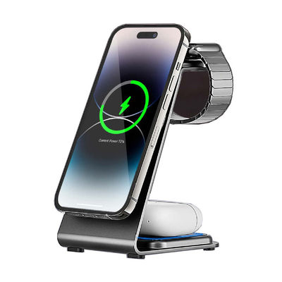 Good price Magnetic Aluminum Alloy Wireless Charging for Smart Devices USB-C Input Custom Logo Support online