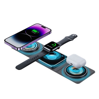 Good price Foldable Wireless Charging 3 Fold Design For Qi Smart Phone Airpods And IWatch online