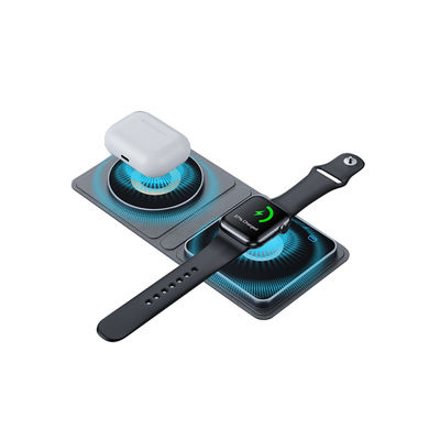 Good price Black 3 in 1 2-Fold Foldable Wireless Charging Pad for Smart Phone online