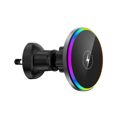Good price Magnetic Wireless Car Charger with 15W Max Output and 110-205KHz Charging Frequency online