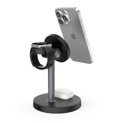 Good price 5V/3A 3 in 1 Multi-functional Wireless Charger CE/FCC/RoHS/UKCA Certified online