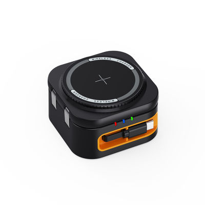 Good price High Conversion Efficiency Type-C Input Travel Wireless Charger with 9V-3A 12V-1.5A Input Voltage and 3W Earbuds Output online