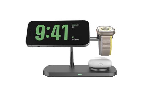 Good price Wholesales T255 Wireless Fast Charger Magnetic ABS Phone Charging Stand  online