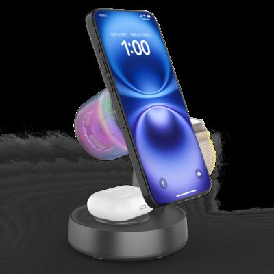 Good price Stylish Qi 2.2 Wireless Charger and Bluetooth 5.2 Speaker Combo Support both Samsung & Apple Devices online