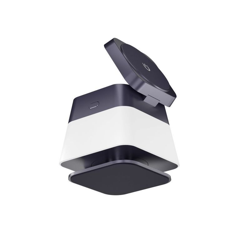 4-in-1 Spin-Flipping Fast Wireless Charging Stand For Qi Enabled Devices
