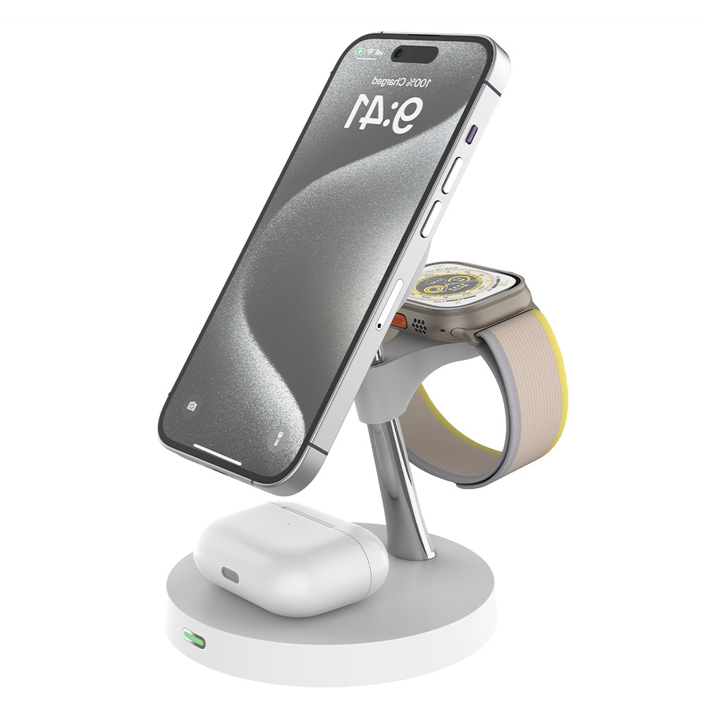 4 In 1 Magnetic Wireless Charger 15W For Iphone 16/15/14/13/12 For ...