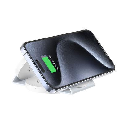 Good price Foldable 3 In 1 Wireless Portable Mobile Charger Space Saving Magnetic Suction Charging online