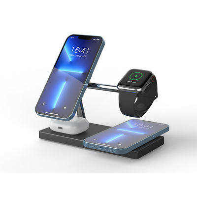 Good price 7 In 1 Magnetic Wireless Charger All In One For Phone watch earphone white and black online