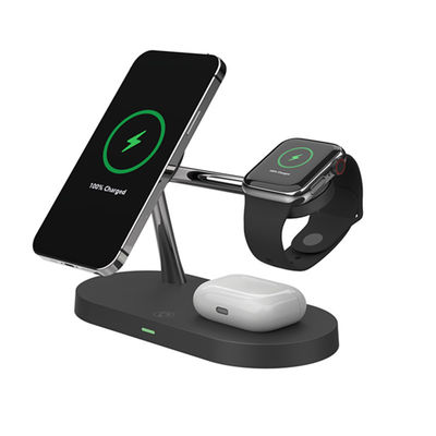 Good price Rosh Magnetic 4 In 1 Wireless Charger Abs Zinc Alloy Material With Led Light 2 Watt online
