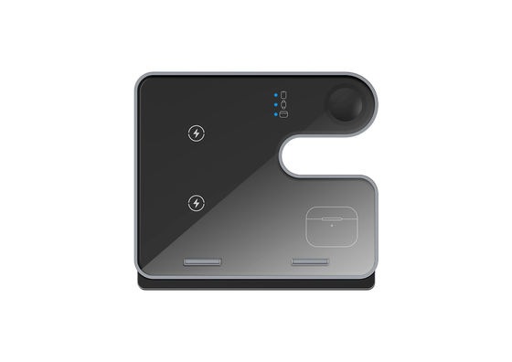 Good price Aluminum Alloy Black Holder Wireless Charger Bracket Fast Charger For Phone/Earphone/Iwatch online