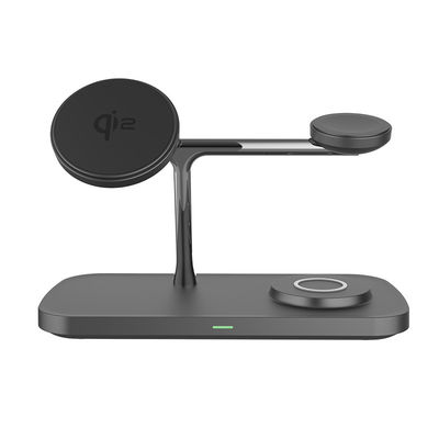 QI Fast Magnetic Wireless Charger TYPE-C Bracket Zinc Alloy For Phone IWatch Earphone