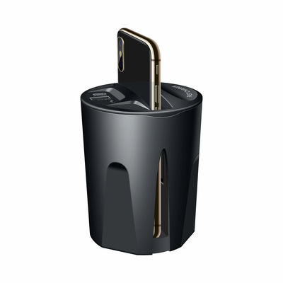 Good price 110-205KHz Charging Frequency Car Wireless Charger with Dual USB Output Interface online