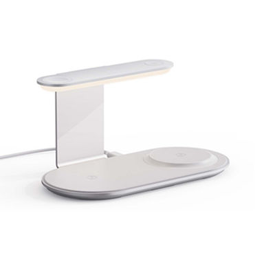 Good price Multifunctional Wireless Charging Station With Adjustable Night Lamp And USB Input Output Three In One online
