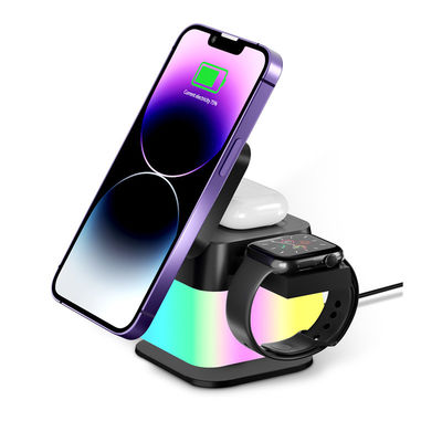 Good price 4-in-1 Rotational Wireless Charging Station with RGB Light online