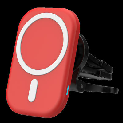 Good price 15W Magnetic Wireless Car Charger Air Vent Mounting with ABS Silicone Gel Material online
