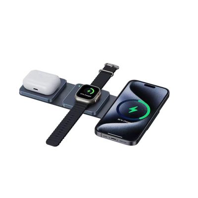 Good price Compact Foldable Wireless Travel Charger with Qi Wireless Charging online