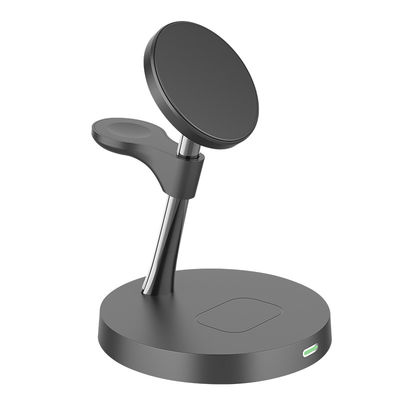 15W All In One Wireless Charger With Led Light 9V Input Voltage