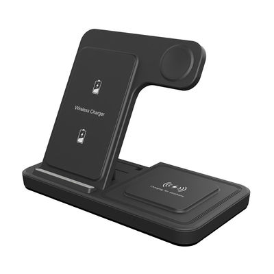 Foldable 15w All In One Wireless Charger For Smartphones Watch Earphone Abs 250g