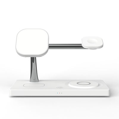5w-15w Magnetic Wireless Charger With Pd/Qc3.0 Input Night Light 2w in Black and White for Fast Charging