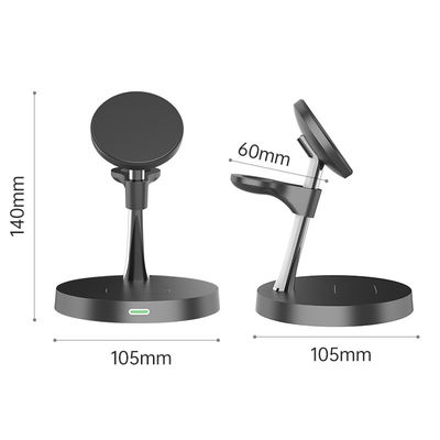 Good price 4 In 1 Fast Magnetic Night Light Wireless Charger Abs Zinc Alloy Material Working Frequency 110-205KHz online