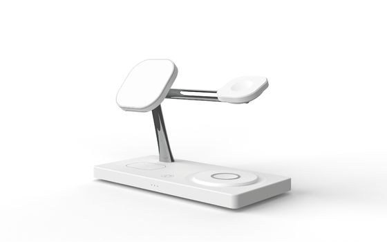 T218 2025 Latest 15W/10W Wireless Fast Charger with Apple Watch 3W Charging Stand for Samsung and Apple Phones