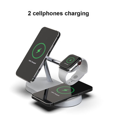 2025 New T268 Wholesale Price 15w Wireless Fast Charger ABS+Zinc Alloy Magnetic Apple And Samsung Phones Charger