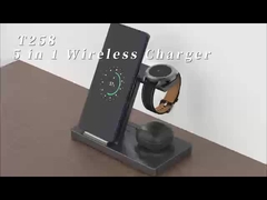 Timess T258 5 In 1 Intelligent Wireless Charger T258 Small Lightweight Over Current Protection