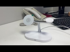 Timess T268D Fast Metal Wireless Charging Stable Current  Magnetic Apple 3 In 1 Charging Stand