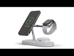 Timess T268 15W 12V Magnetic Wireless Charging 5 In 1 Magnetic Fast Wireless Charger 110min
