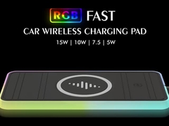 A8H 2 in 1 wireless charging pad for car