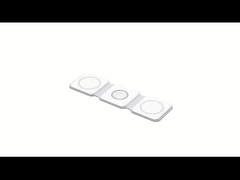 15W Qi Compatible portable with Over Voltage Protection - Black/White