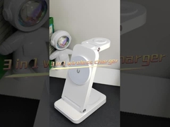 5W Max Power Compact Wireless Charger For Headphone Charging In Black White Purple Gray