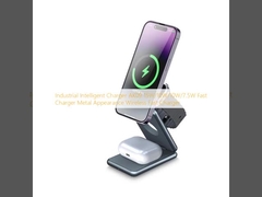 Industrial Intelligent Charger AK09 15W/10W/10W/7.5W Fast Charger Metal Appearance Wireless Fast Charger 