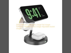 2025 T269D 4 in 1 Mmagetic charger fast charger 15W/10W/7.5W/5W Wireless charger Adjustable bracket charger