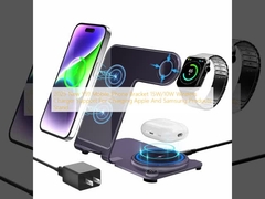 2025 New Y91 Mobile Phone Bracket 15W/10W Wireless Charger Support For Charging Apple And Samsung Products Stand