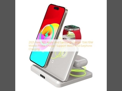 2025 New A21 Apple And Samsung Charger 15W/10W Mobile Phone Charger Support Watch And Earphone Charging 