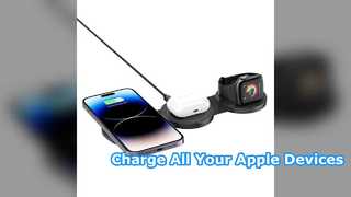  In  Foldable Wireless Charger For Apple Devices